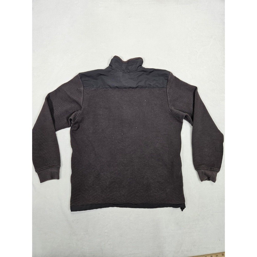 Helly Hansen Sweater Sz Medium Black Lillo Pullover Quilted Snap Long Sleeve - Picture 5 of 8